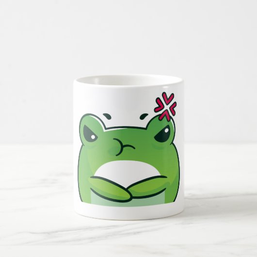 Grumpy Frog Kaffeetasse – Süße lustige Froschtasse (Mittel)