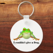Grumpy Frog Schlüsselanhänger (Vorderseite)