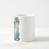 Grumpy Frog Y2K Klapphandy Slushy Vaporwave Tropi Kaffeetasse (Mittel)