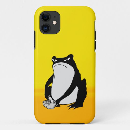 Grumpy Frog zeichnete japanische Kunst von Matsumo Case-Mate iPhone Hülle (Rückseite)