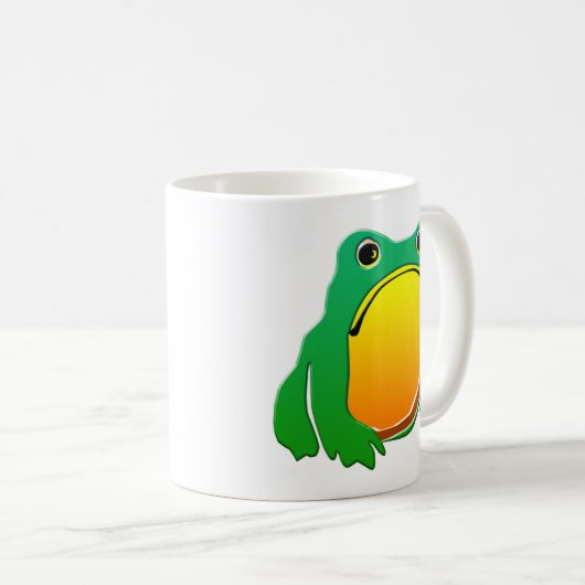 Grumpy Frog zeichnete japanische Kunst von Matsumo Kaffeetasse (VorderseiteRechts)
