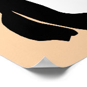 Grumpy Frog zeichnete japanische Kunst von Matsumo Poster (Ecke)