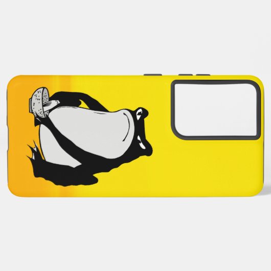 Grumpy Frog zeichnete japanische Kunst von Matsumo Samsung Galaxy Hülle (Linke Seite)