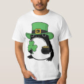 Grumpy Frosch Japanischer St. Patricks Day Shamroc T-Shirt (Vorderseite)