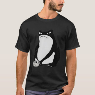 Grumpy Frosch Zeichnung Japanisch von Matsumoto Ho T-Shirt