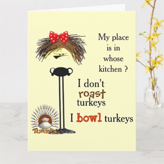 Grumpy Gal Bowls Karte (Gelbe Blume)