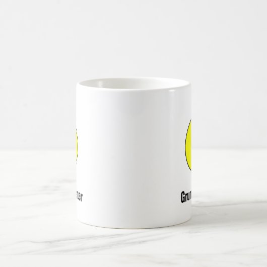 Grumpy Geezer Logo Kaffeetasse (Mittel)
