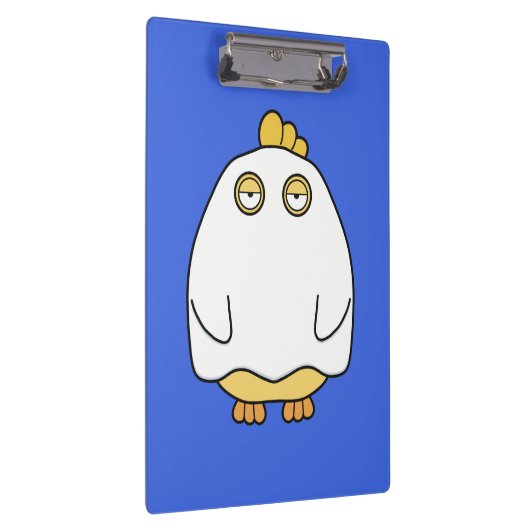 Grumpy Ghost Chick Klemmbrett (Rechts)