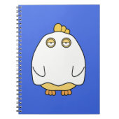 Grumpy Ghost Chick Notizblock (Vorderseite)