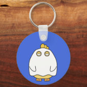 Grumpy Ghost Chick Schlüsselanhänger (Rückseite)