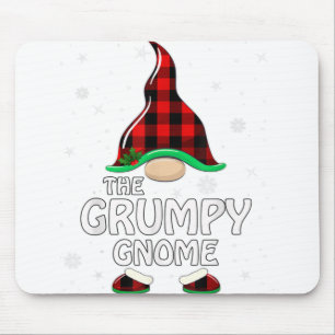 Grumpy Gnome Buffalo Kariert Matching Family Chris Mousepad