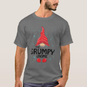 Grumpy Gnome Matching Family Group Weihnachts-Part T-Shirt (Vorderseite)