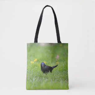 Grumpy Grackle Tote Tasche