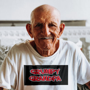 GRUMPY GRAMPS GRANDPA FUNNY T - SHIRT