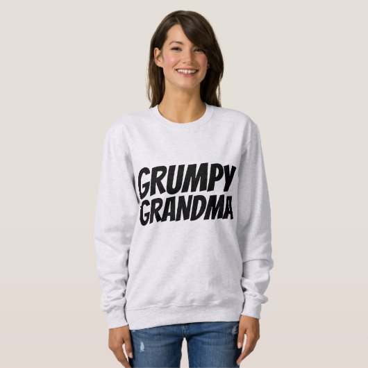 GRUMPY GRANDMA Funny T - Shirt (Vorne ganz)