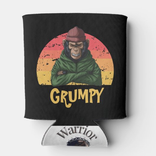 GRUMPY Green Monkey Dosenkühler (Rückseite)