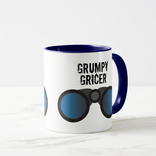Grumpy Gricer Train Spotter Gunzel Rail Buff Tasse (VorderseiteRechts)