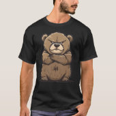 Grumpy Grizzly Bear T-Shirt (Vorderseite)