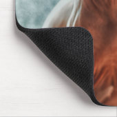 Grumpy Hairless Sphynx Cat Mousepad (Ecke)