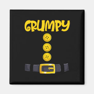 Grumpy Halloween ZwergKostümfarbenanpassung Magnet