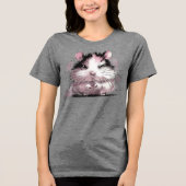Grumpy Hamster Tri-Blend Shirt (Vorderseite)