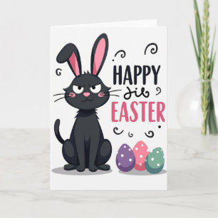 Grumpy-Hase-Frohe-Ostern-Karte Karte