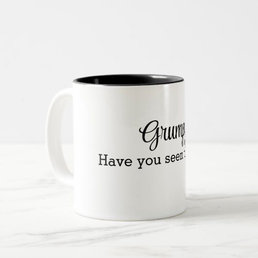 Grumpy? Hast du die Preise gesehen? Tasse (Vorderseite Links)