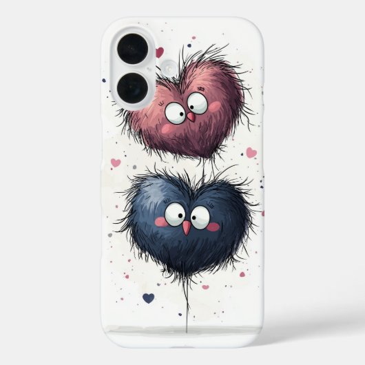 Grumpy heart Minis Case-Mate iPhone Hülle (Rückseite)