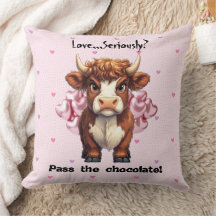 Grumpy Highland Cow Valentine's Day