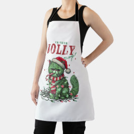 Grumpy Holiday Cat Schürze