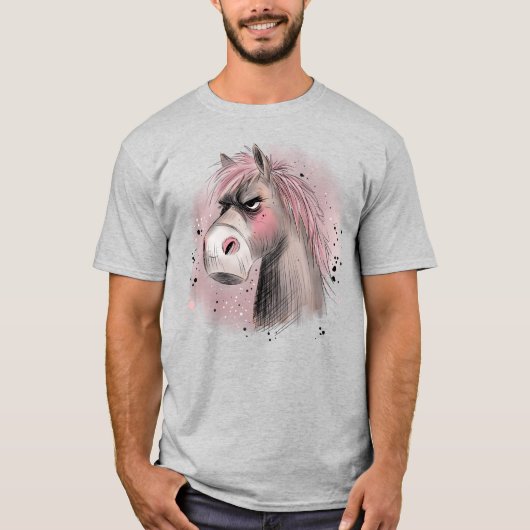 Grumpy Horse T-Shirt (Vorderseite)