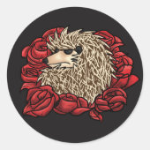 Grumpy Igel Sticker (Vorderseite)