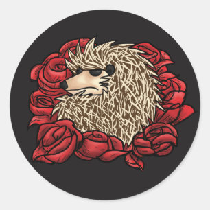 Grumpy Igel Sticker