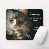 Grumpy ist eine Lifestyle-Maus Mousepad (Mit Mouse)