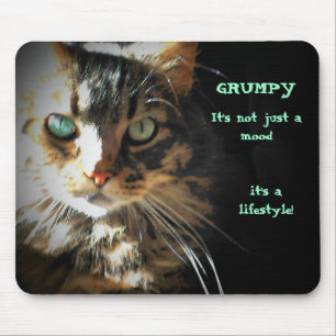 Grumpy ist eine Lifestyle-Maus Mousepad