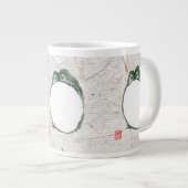 Grumpy Japanese Frog Toad 19. Jahrhundert Jumbo-Tasse (Vorderseite Rechts)