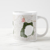 Grumpy Japanese Frog Toad 19. Jahrhundert Jumbo-Tasse (Rechts)