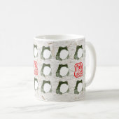 Grumpy Japanese Frog Toad 19. Jahrhundert Kaffeetasse (VorderseiteRechts)