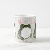 Grumpy Japanese Frog Toad 19. Jahrhundert Kaffeetasse (Mittel)