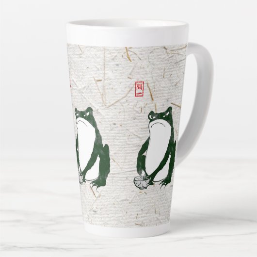 Grumpy Japanese Frog Toad 19. Jahrhundert Milchtasse (Rechte Ecke)
