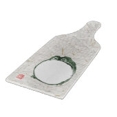 Grumpy Japanese Frog Toad 19. Jahrhundert Schneidebrett (Ecke)