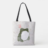 Grumpy Japanese Frog Toad 19. Jahrhundert Tasche (Rückseite)