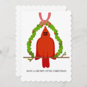 Grumpy Kardinal Weihnachten (Vorne/Hinten)