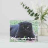 Grumpy-Karte Postkarte (Stehend Vorderseite)