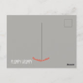 Grumpy-Karte Postkarte (Rückseite)