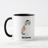 Grumpy Katie bah humbug Weihnachtsfeierliche Tasse (Links)