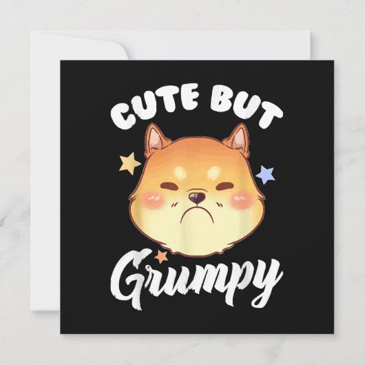Grumpy Kitten Upset Pouting Cat (Rückseite)