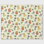 Grumpy Kitty and Friends Weihnachtsmuster Geschenkpapier (Flach)