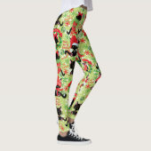 Grumpy Kitty Cat Bah Humbug Weihnachtsspass Leggings (Rechts)