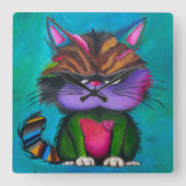 Grumpy Kitty Uhr (Vorderseite)